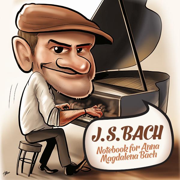 Cover: Klavierbüchlein für Anna Magdalena Bach